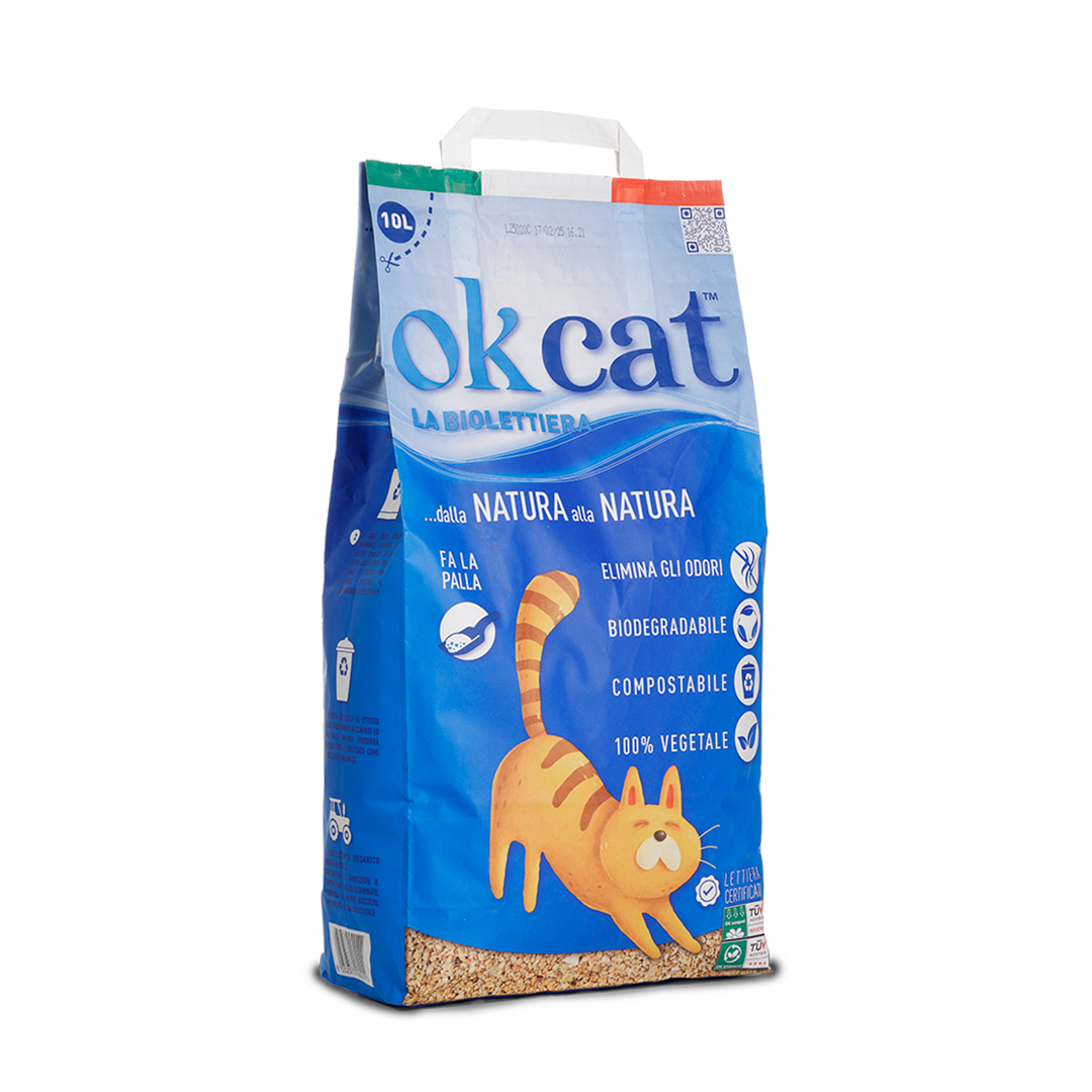 Żwirek  OK CAT biodegradowalny Classic 10 L