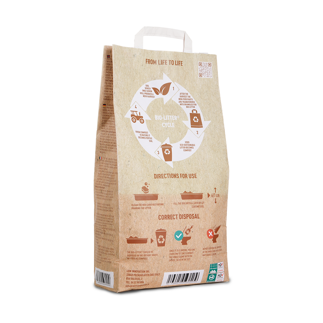 Żwirek  OK CAT biodegradowalny Naturalny 10 L