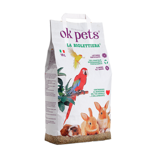 Żwirek  OK CAT biodegradowalny OK PETS dla różnych zwierząt  10 L